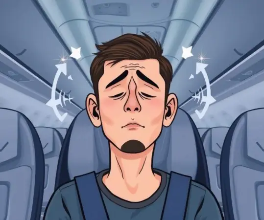 کیپ شدن گوش هنگام پرواز با هواپیما-کلینیک سمعک اقدسیه