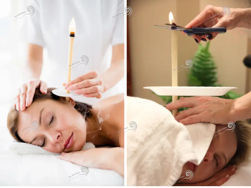 آموزش نحوه استفاده از شمع گوش در کلینیک سمعک اقدسیه
